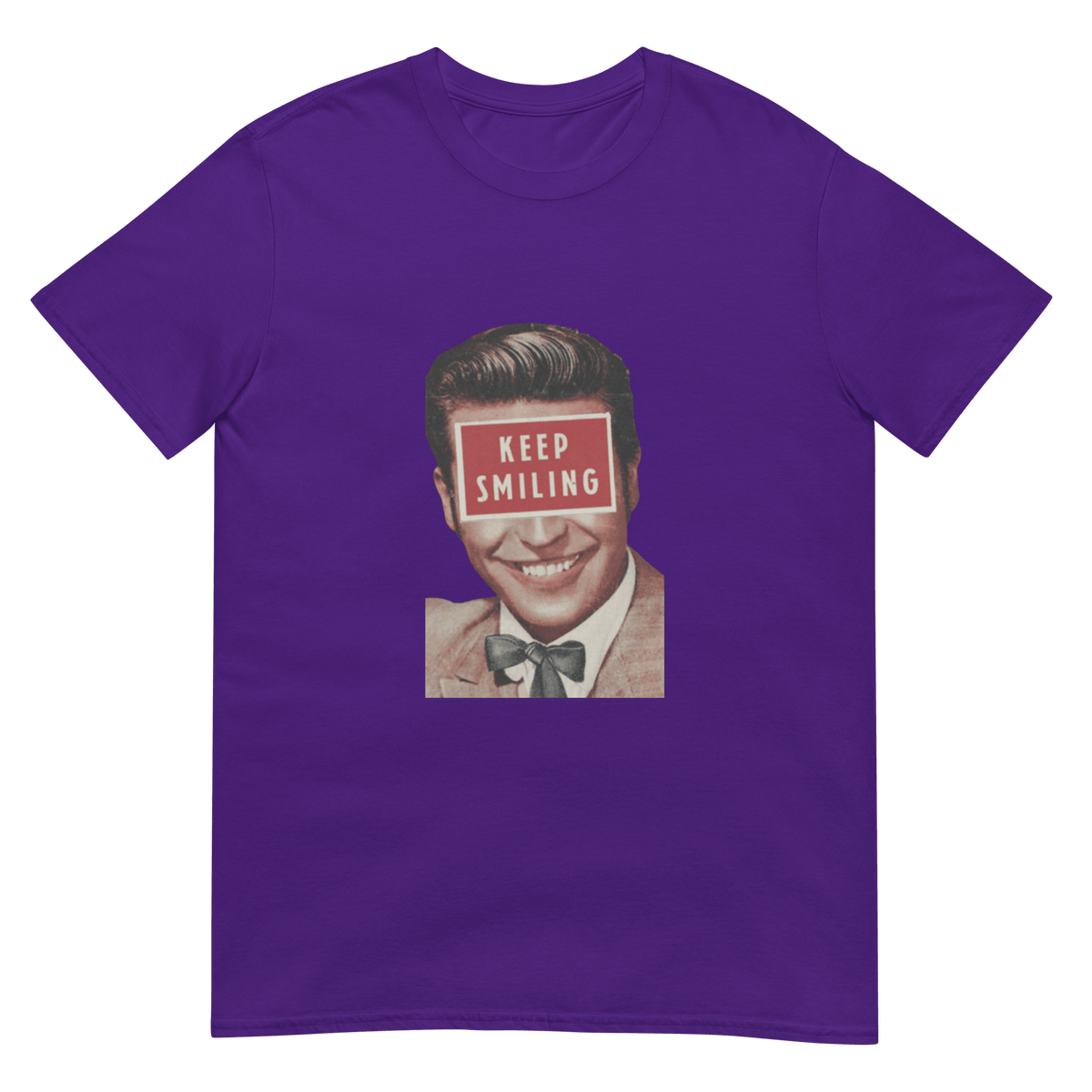 Keep Smiling - Short-Sleeve Unisex T-Shirt - Propaganda Department