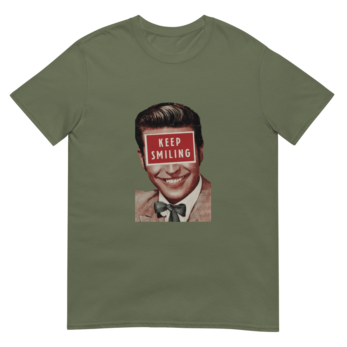 Keep Smiling - Short-Sleeve Unisex T-Shirt - Propaganda Department