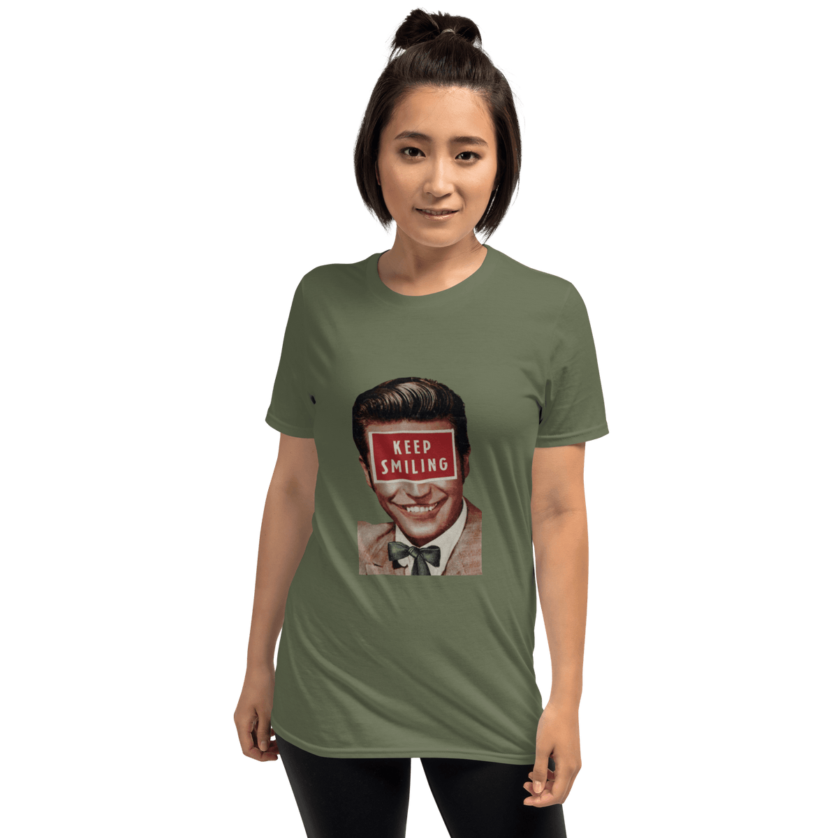 Keep Smiling - Short-Sleeve Unisex T-Shirt - Propaganda Department
