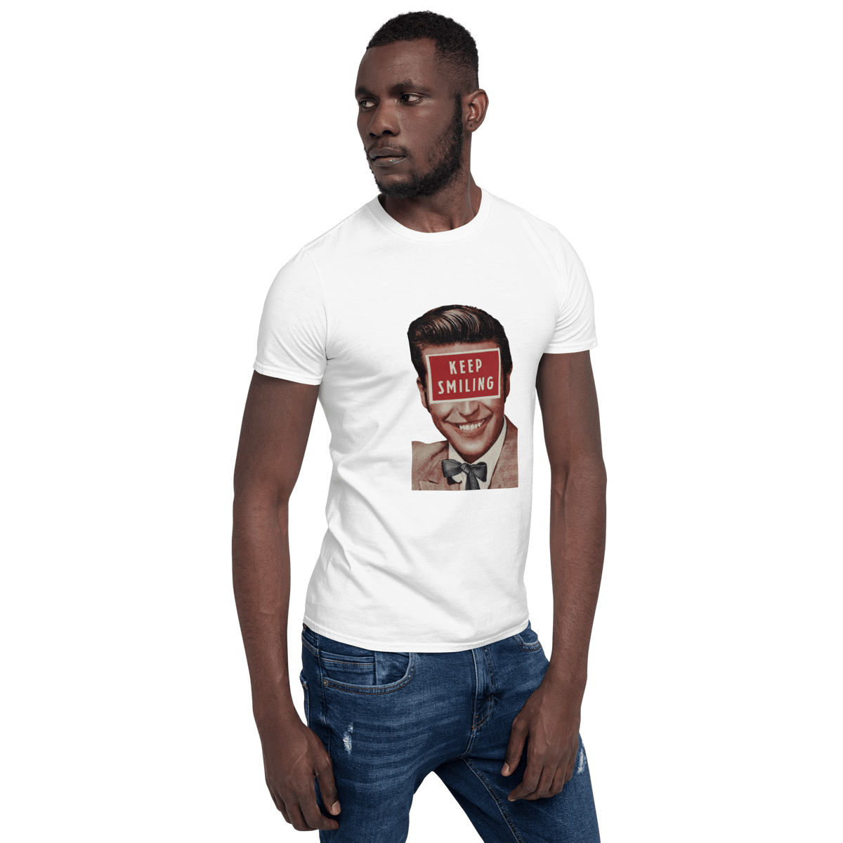 Keep Smiling - Short-Sleeve Unisex T-Shirt - Propaganda Department