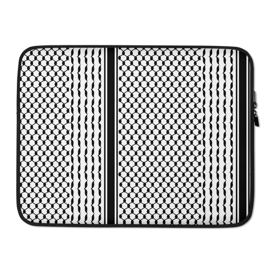 Keffiyeh Pattern Palestine Solidarity Laptop Sleeve