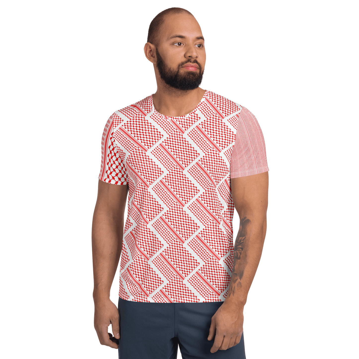 Keffiyeh - Men's athletic t-shirt - Propaganda Department