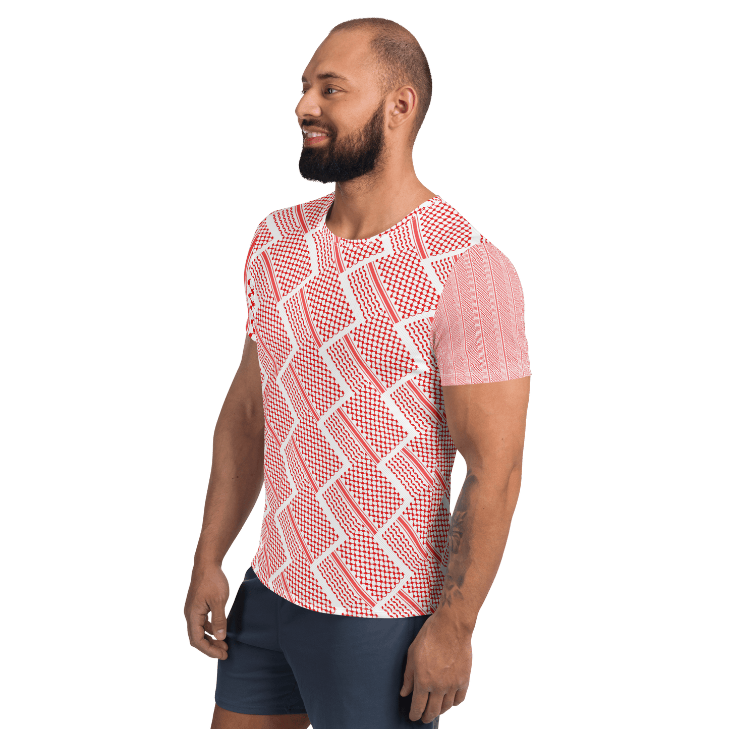 Keffiyeh - Men's athletic t-shirt - Propaganda Department