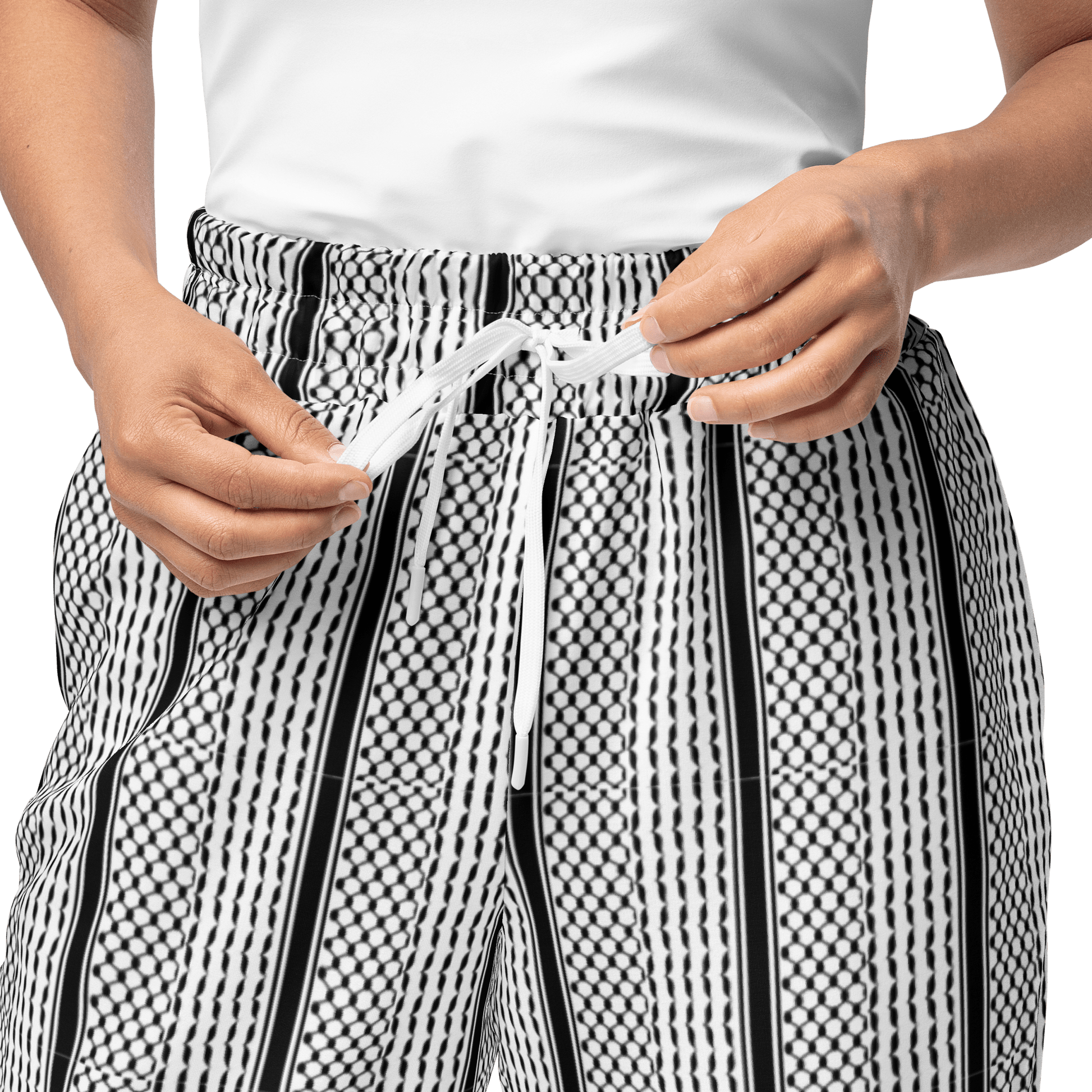 Keffiyeh - Wide-leg joggers - Propaganda Department