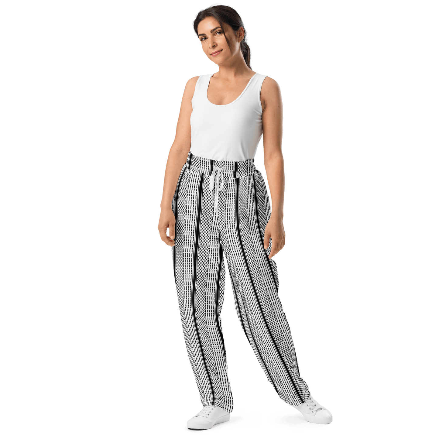 Keffiyeh - Wide-leg joggers - Propaganda Department
