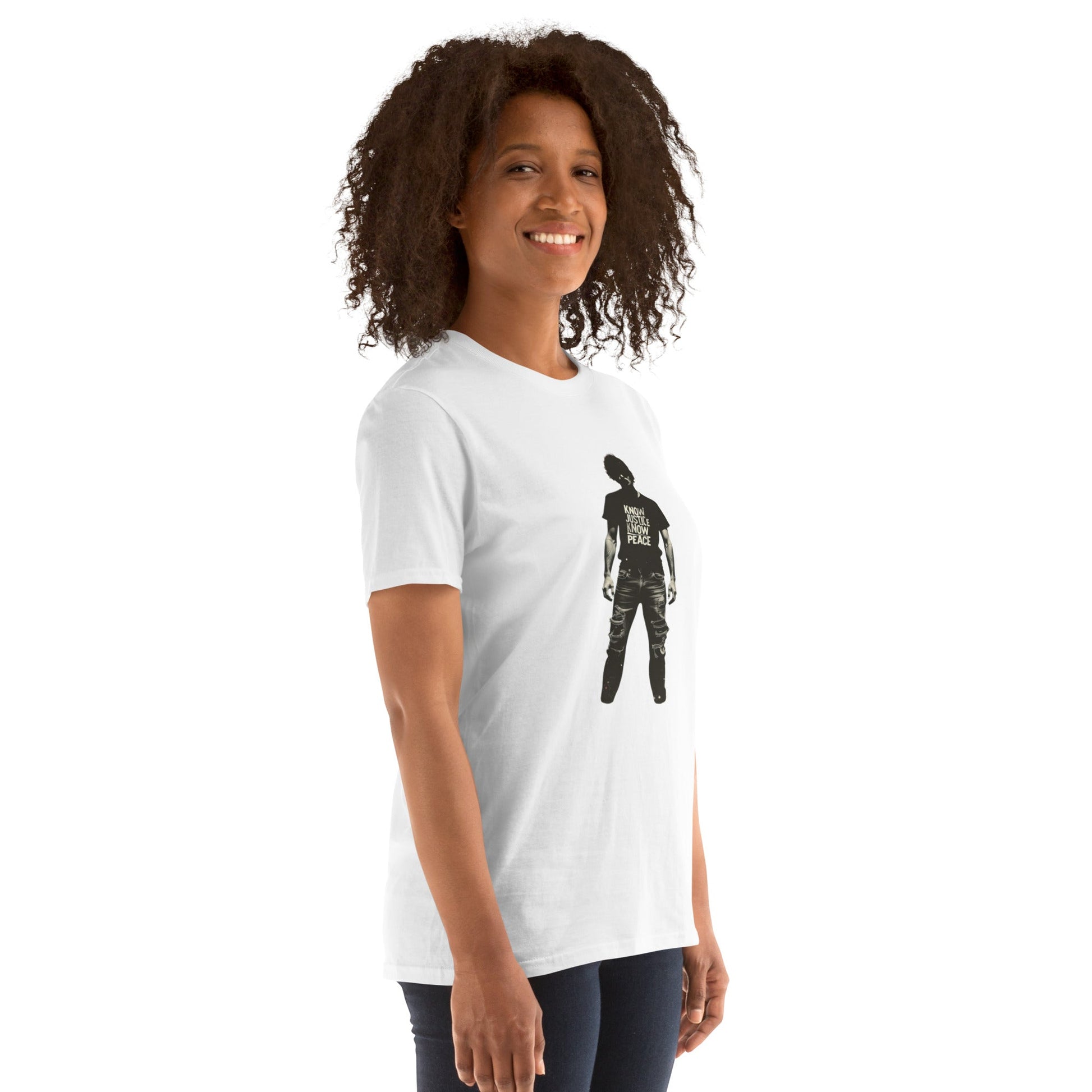 Know Justice Know Peace unisex t-shirt v3, Black Lives Matter slogan, Pen vs Sword