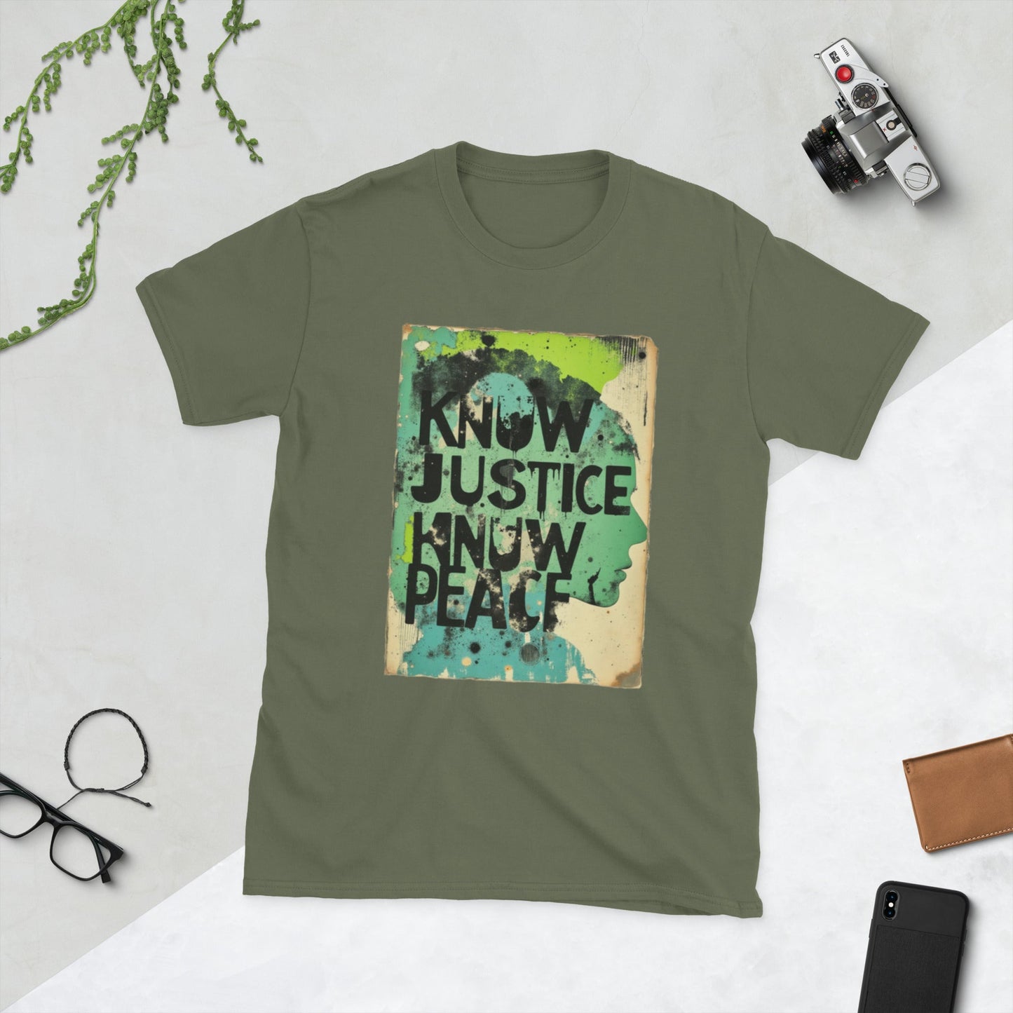 Know Justice Know Peace unisex t-shirt v2, Black Lives Matter slogan, Pen vs Sword