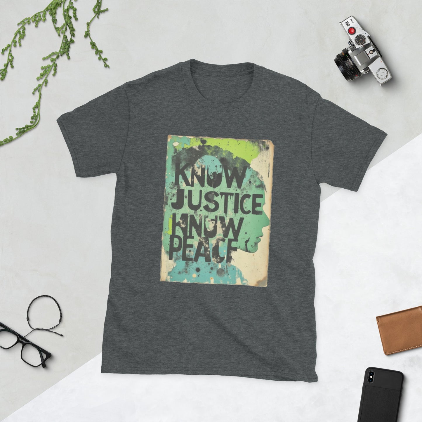 Know Justice Know Peace unisex t-shirt v2, Black Lives Matter slogan, Pen vs Sword