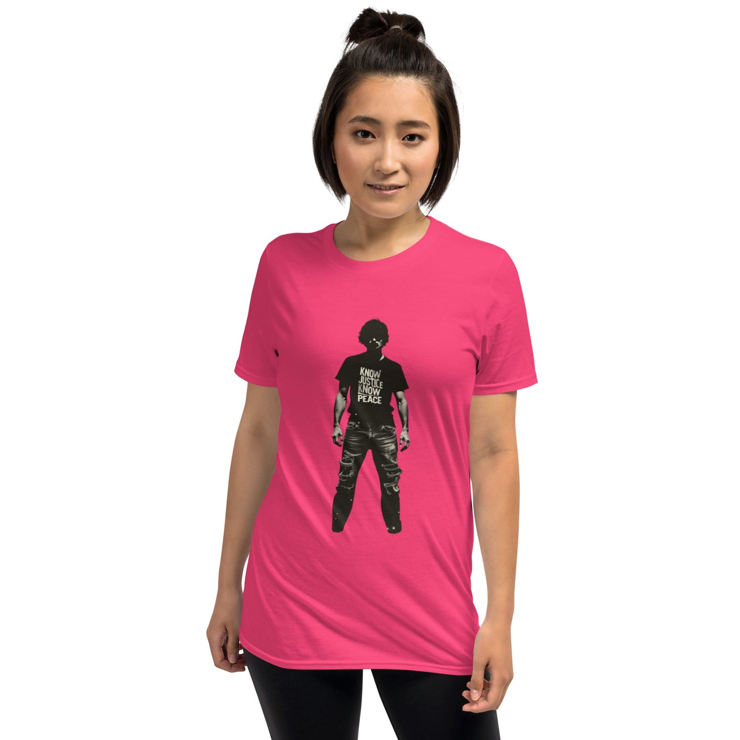 Know Justice Know Peace unisex t-shirt v3, Black Lives Matter slogan, Pen vs Sword