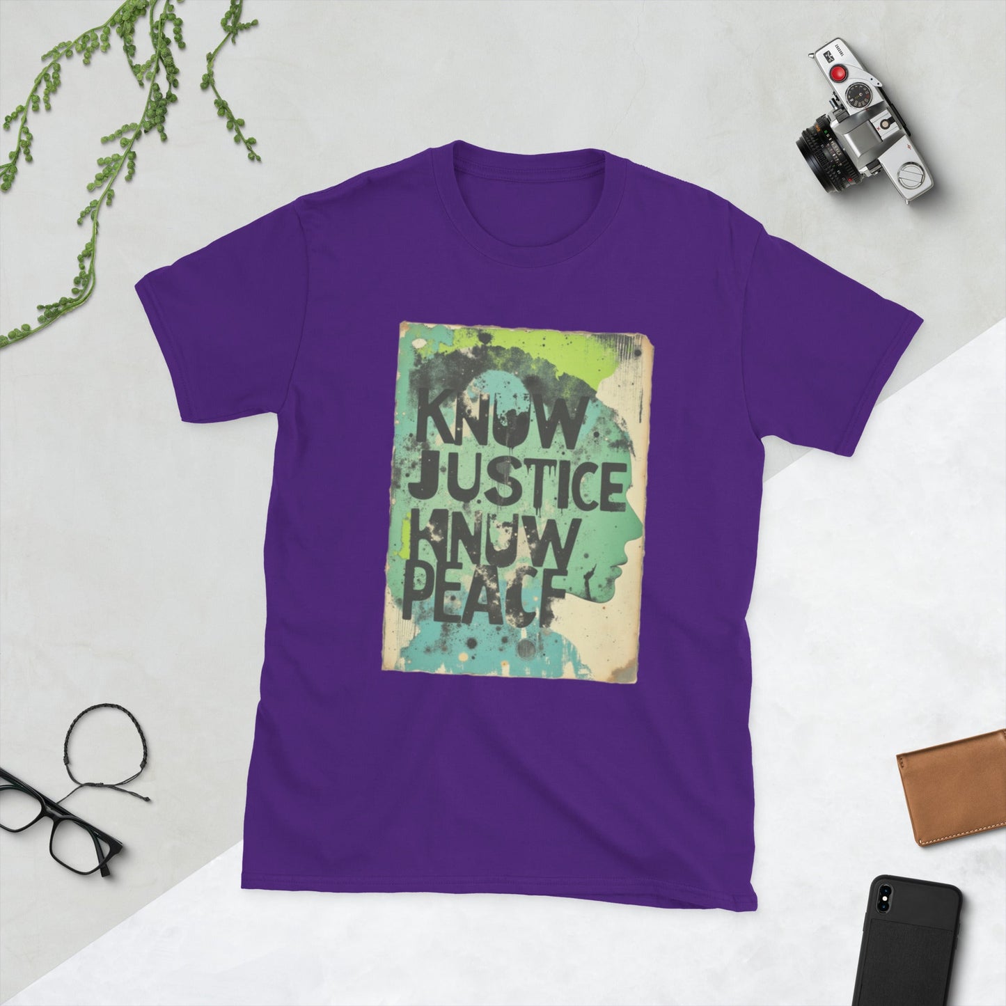 Know Justice Know Peace unisex t-shirt v2, Black Lives Matter slogan, Pen vs Sword