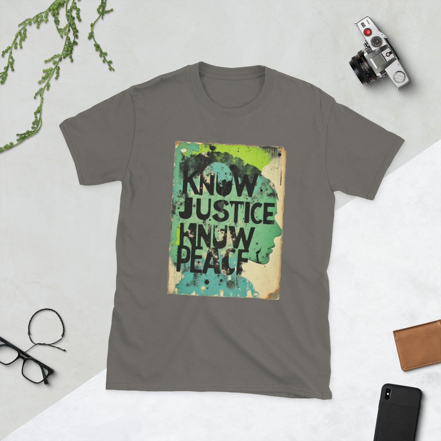 Know Justice Know Peace unisex t-shirt v2, Black Lives Matter slogan, Pen vs Sword