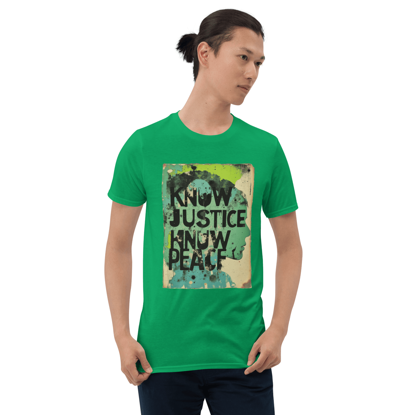 Know Justice Know Peace unisex t-shirt v2, Black Lives Matter slogan, Pen vs Sword