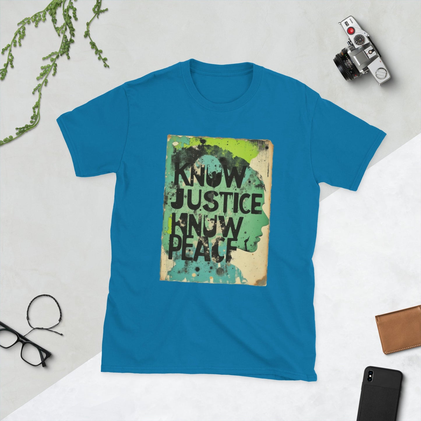 Know Justice Know Peace unisex t-shirt v2, Black Lives Matter slogan, Pen vs Sword