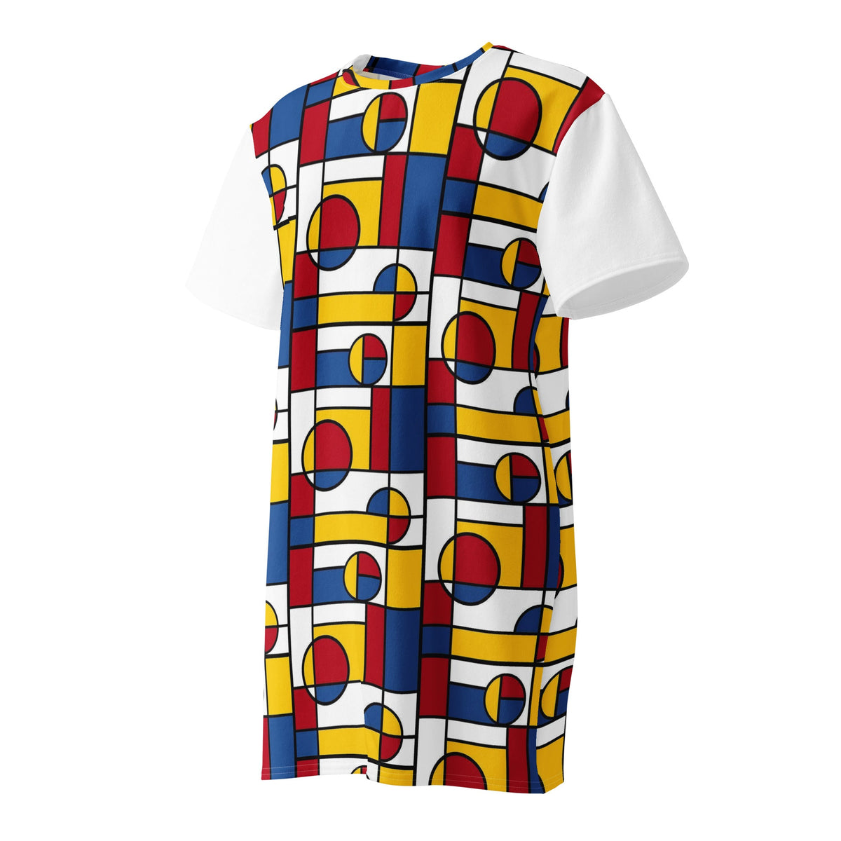 Mondrian Circle - Cotton t-shirt dress - Propaganda Department