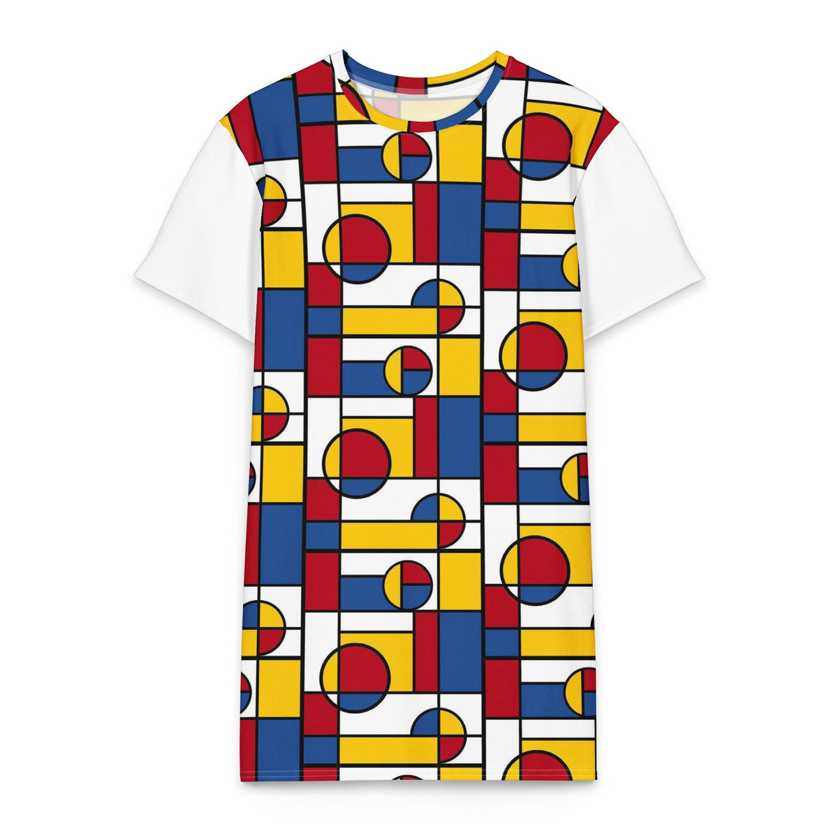 Mondrian Circle - Cotton t-shirt dress - Propaganda Department