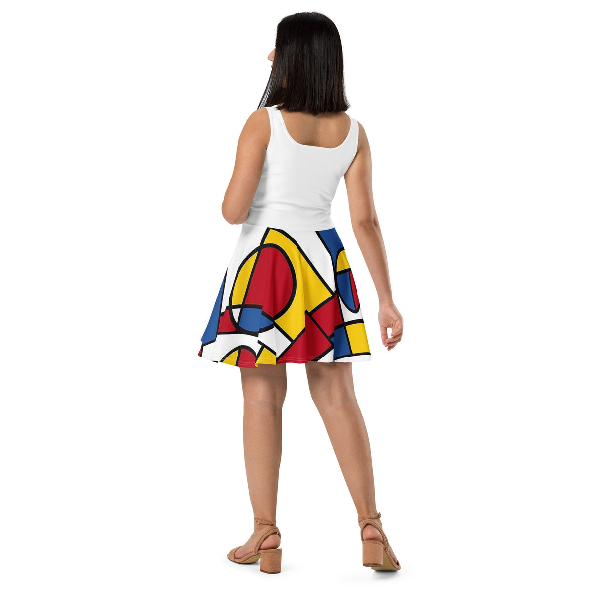 Mondrian Circle - Skater Dress - Propaganda Department