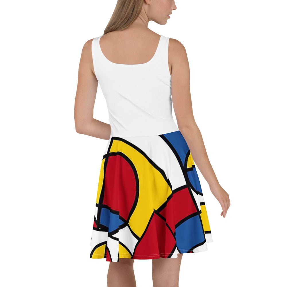 Mondrian Circle - Skater Dress - Propaganda Department
