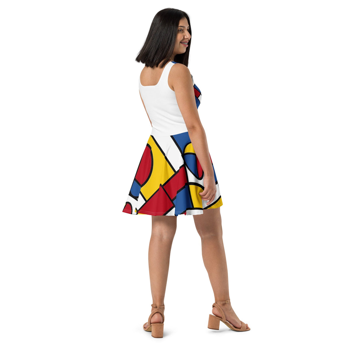 Mondrian Circle - Skater Dress - Propaganda Department