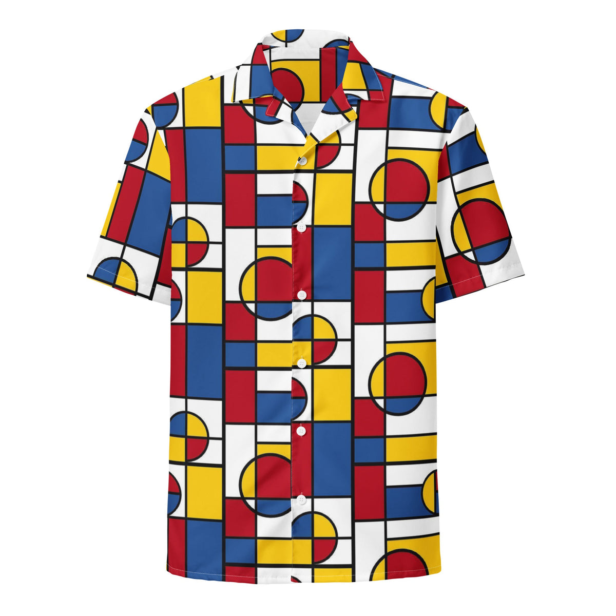 Mondrian Circle - Unisex button shirt - Propaganda Department