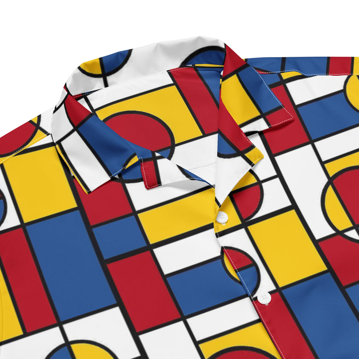 Mondrian Circle - Unisex button shirt - Propaganda Department