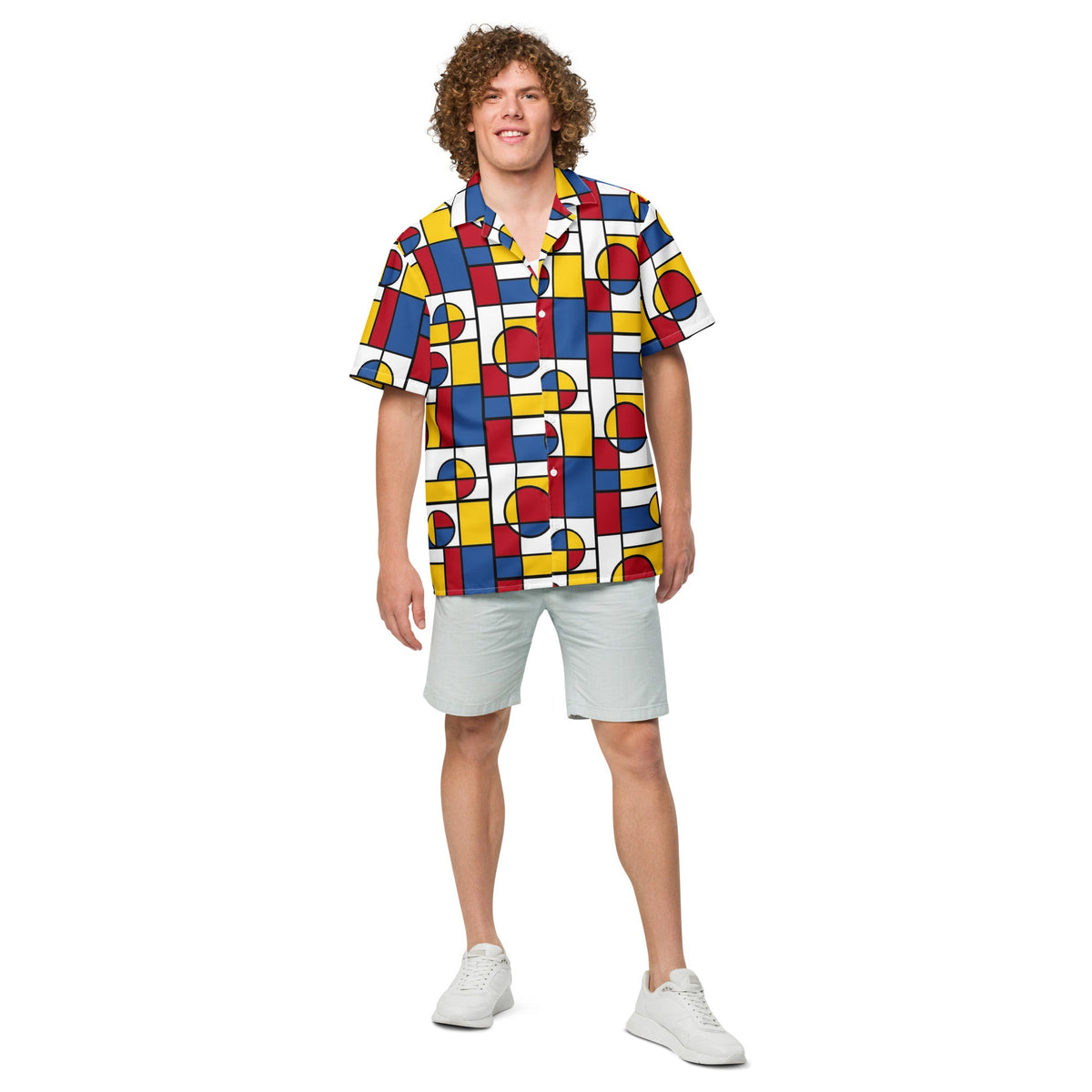 Mondrian Circle - Unisex button shirt - Propaganda Department
