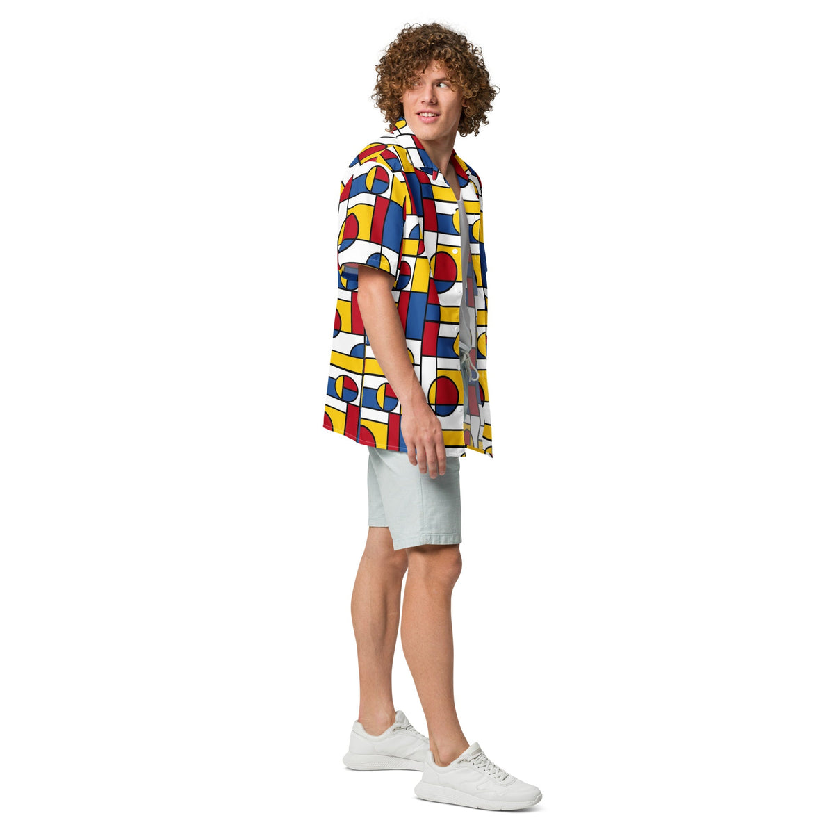 Mondrian Circle - Unisex button shirt - Propaganda Department
