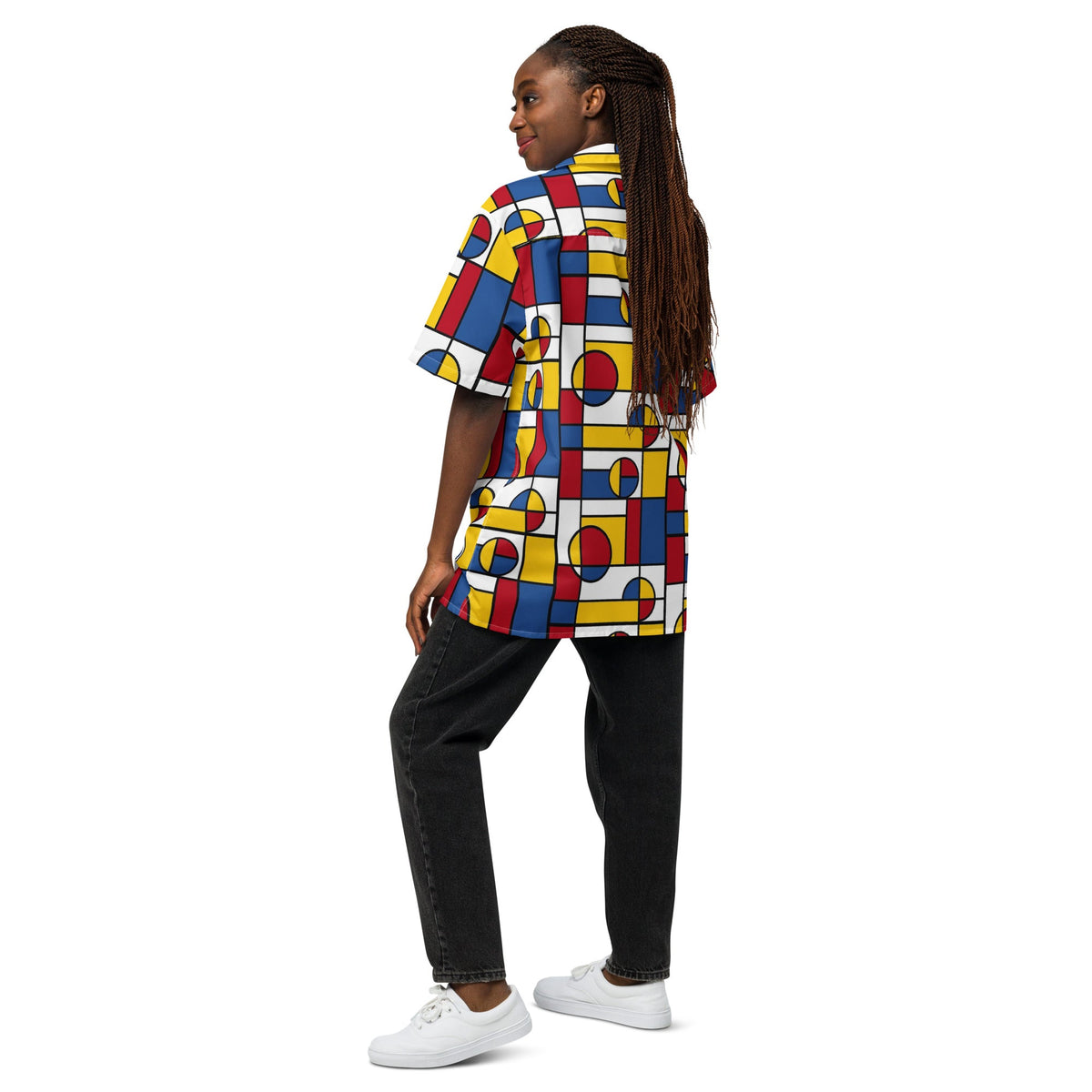 Mondrian Circle - Unisex button shirt - Propaganda Department