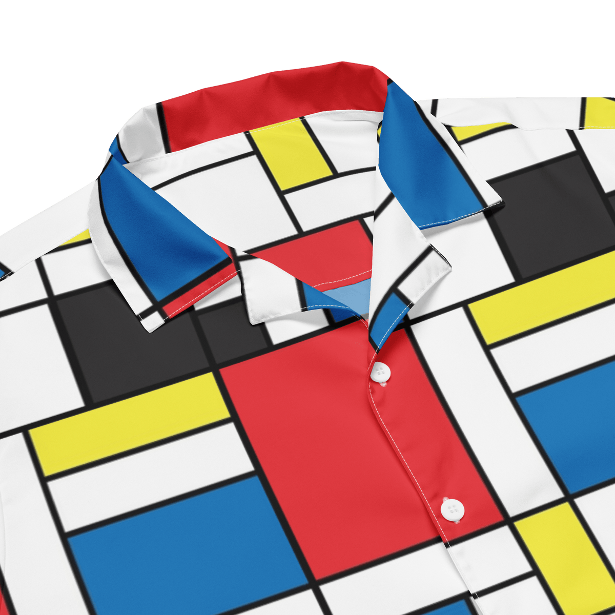 Mondrian Square - Unisex button shirt - Propaganda Department