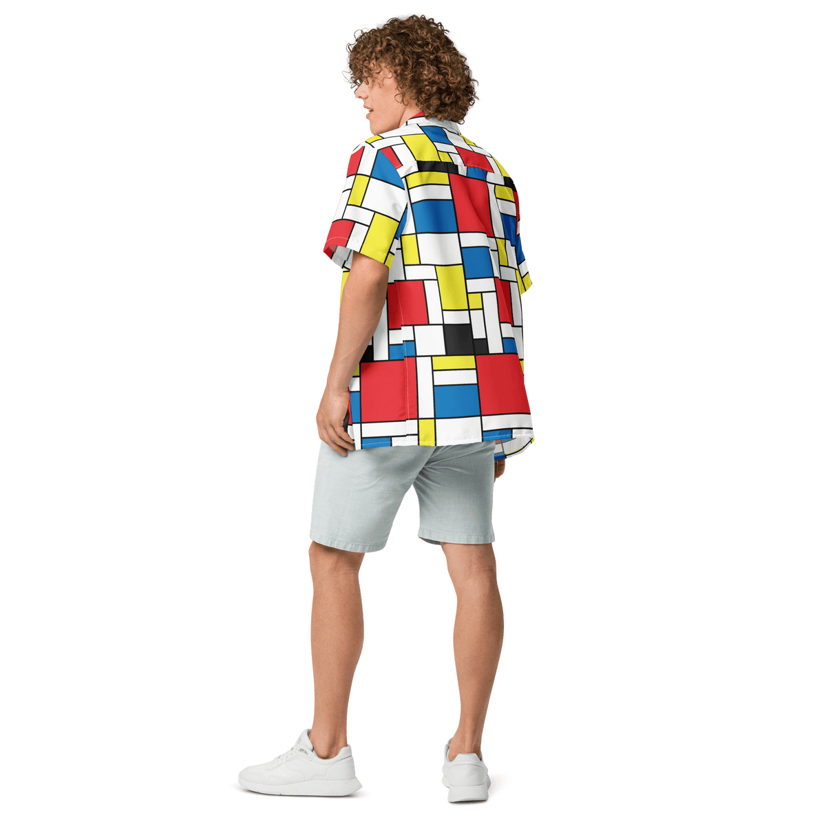 Mondrian Square - Unisex button shirt - Propaganda Department