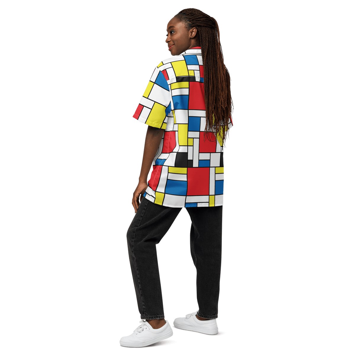 Mondrian Square - Unisex button shirt - Propaganda Department