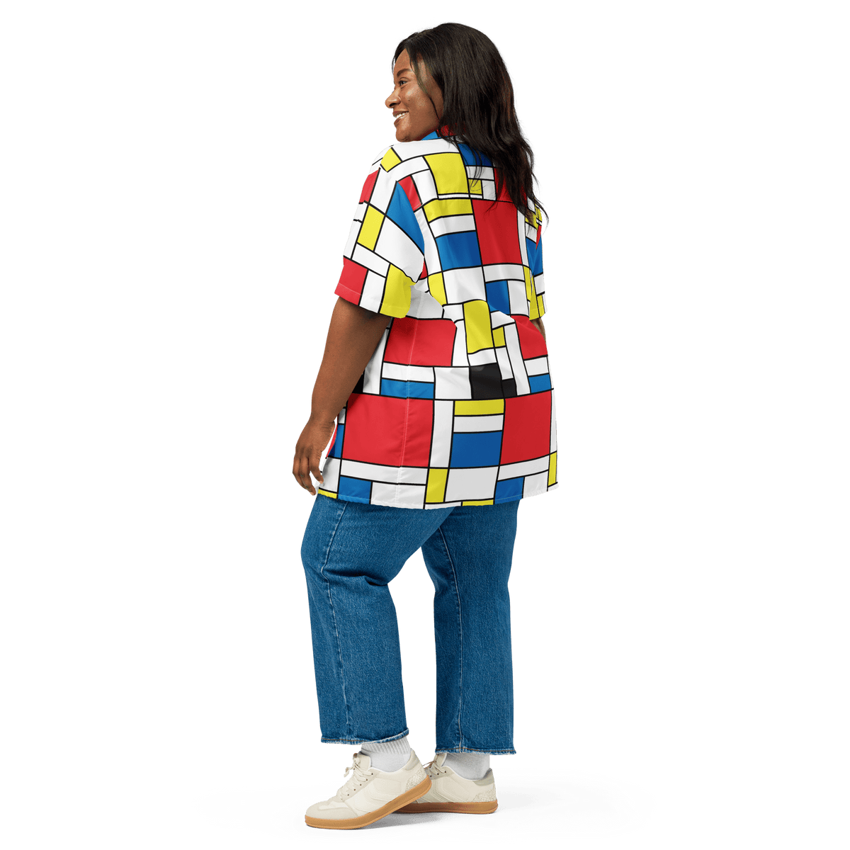 Mondrian Square - Unisex button shirt - Propaganda Department