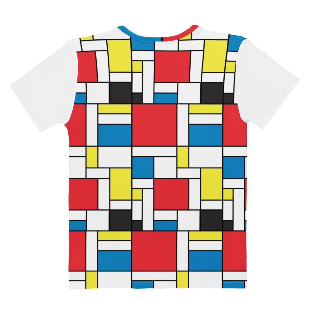 Mondrian Square - Women’s cotton crew neck t-shirt - Propaganda Department