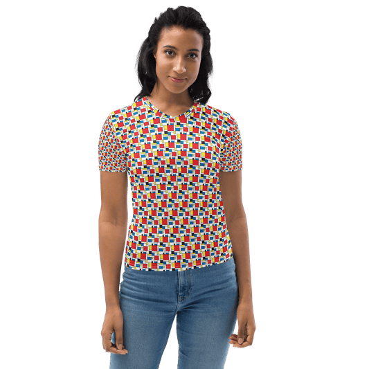Mondrian Square De Stijl Women's T-Shirt