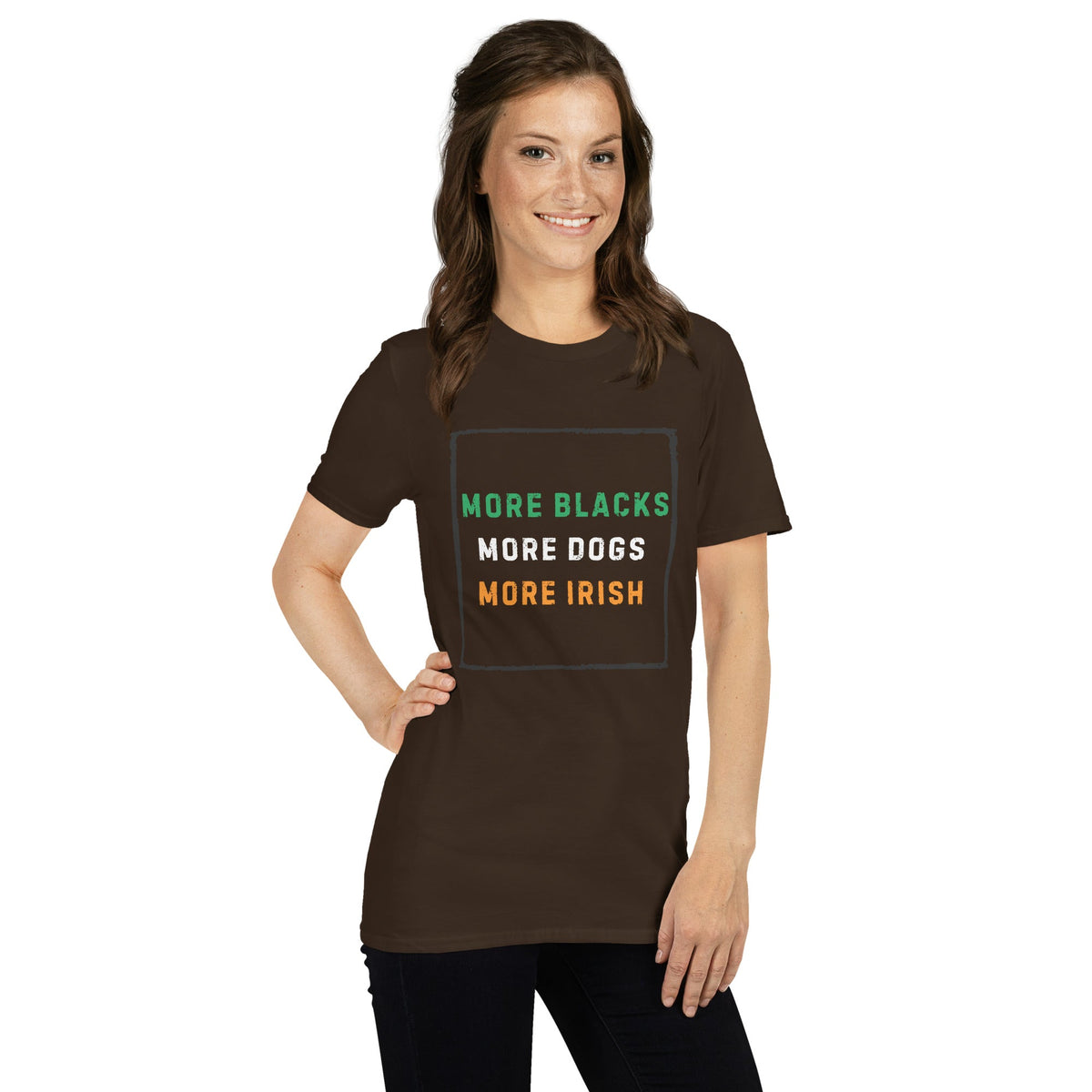 More Blacks More Dogs More Irish - Short-Sleeve Unisex T-Shirt - Propaganda Department