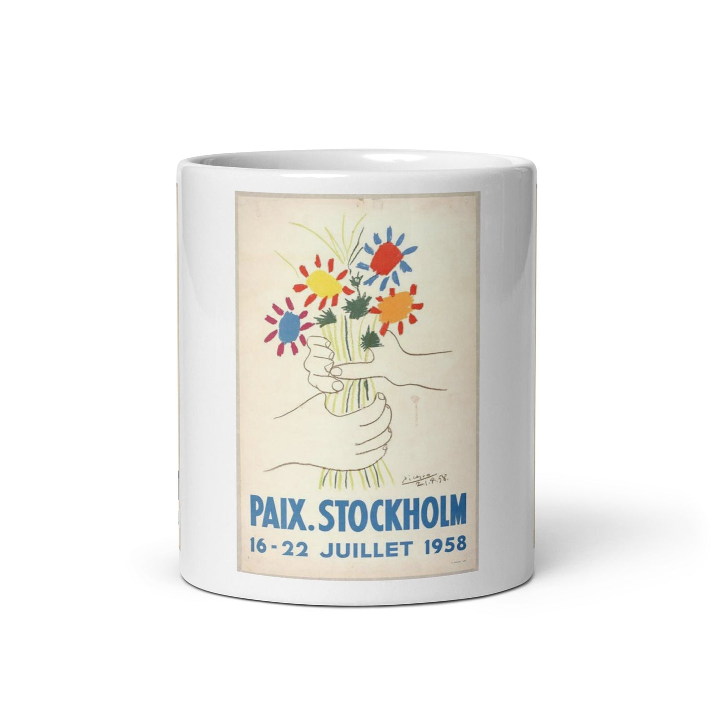 Paix - Pablo Picasso Peace Poster glossy mug - Propaganda Department