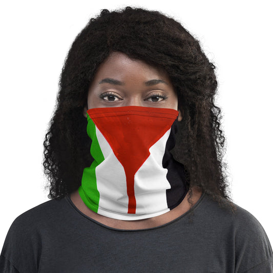 Peter Kennard Palestine 2023 neck gaiter, solidarity with Palestine, Pen vs Sword