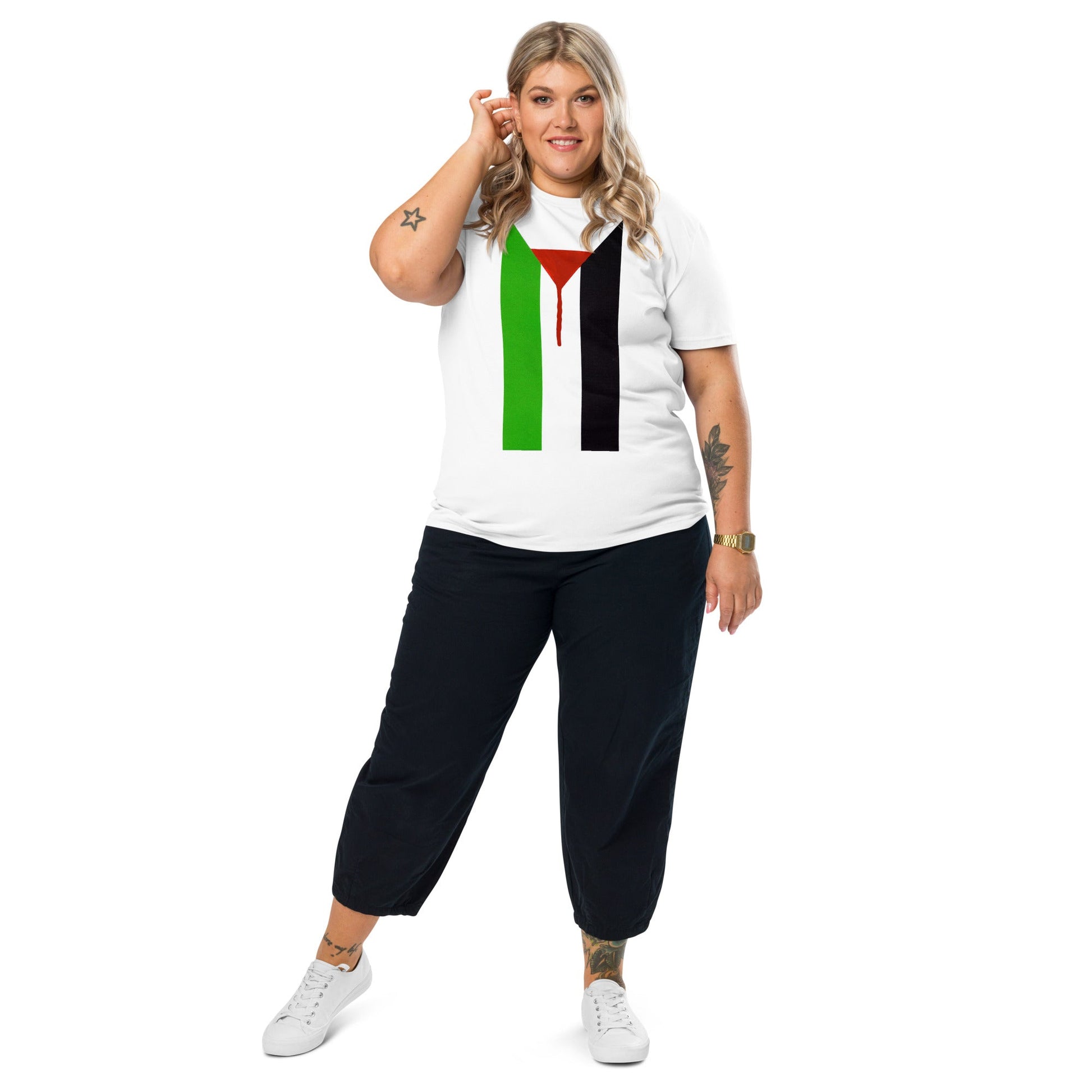 Peter Kennard Palestine 2023 - Unisex organic cotton t-shirt - Propaganda Department