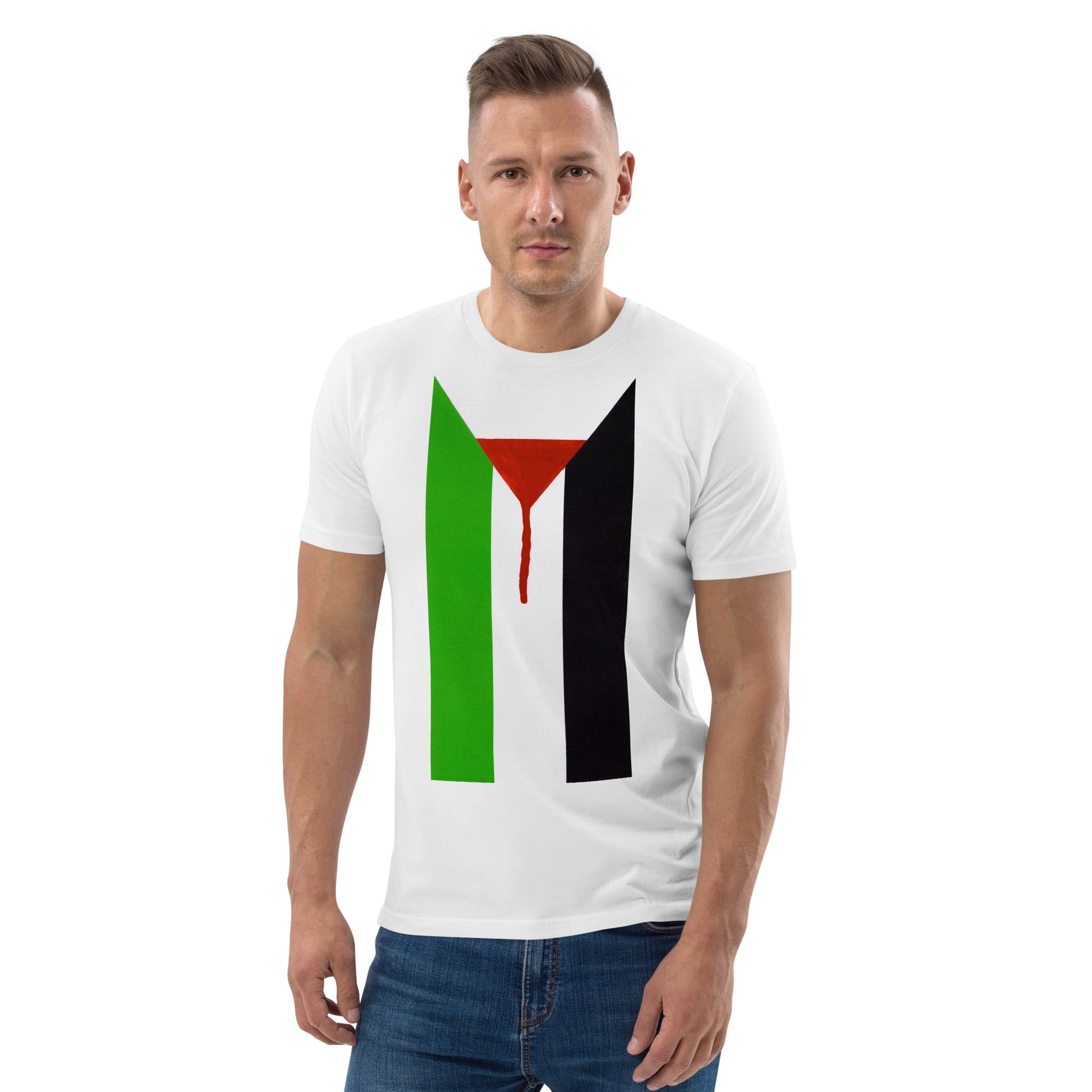 Peter Kennard Palestine 2023 - Unisex organic cotton t-shirt - Propaganda Department