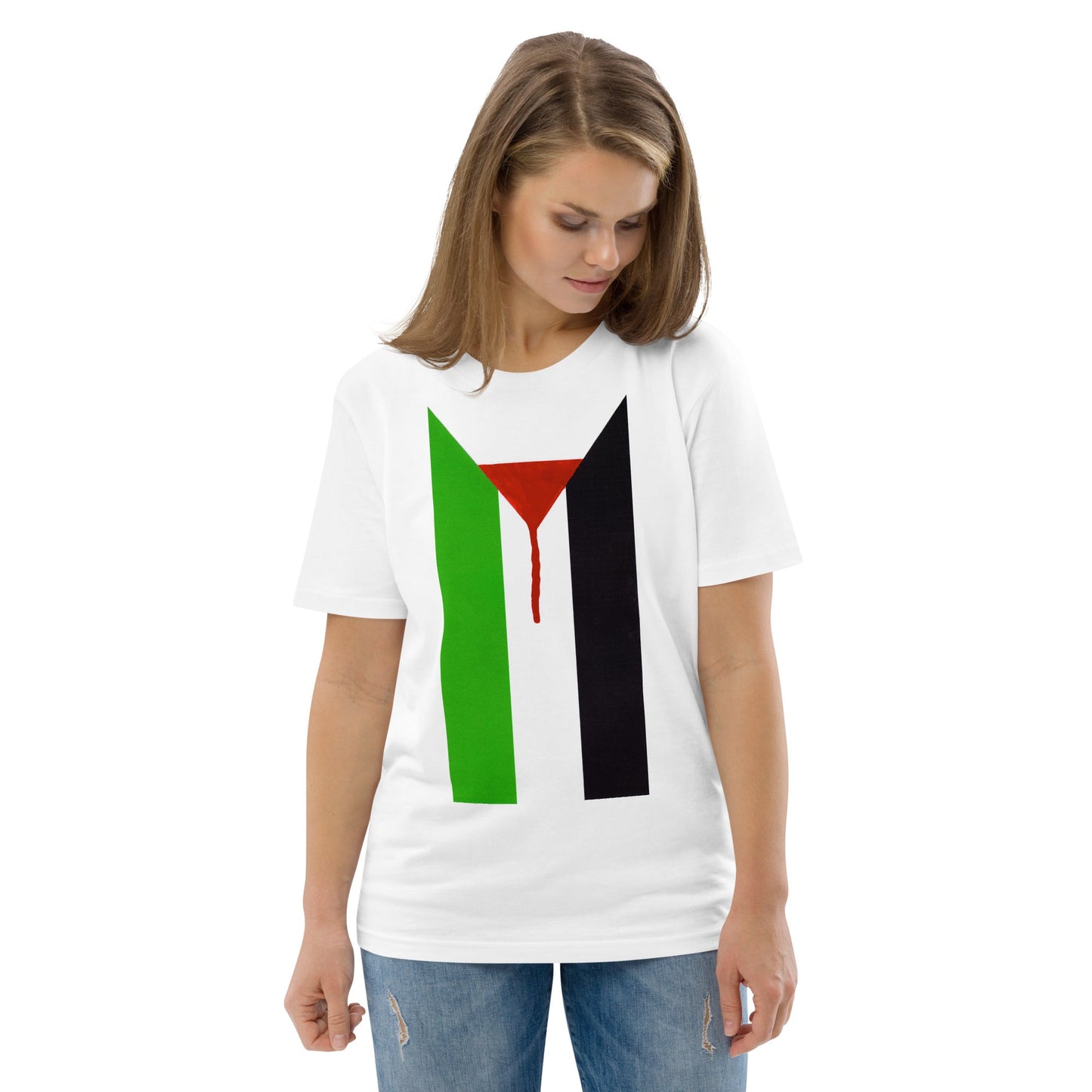 Peter Kennard Palestine 2023 - Unisex organic cotton t-shirt - Propaganda Department