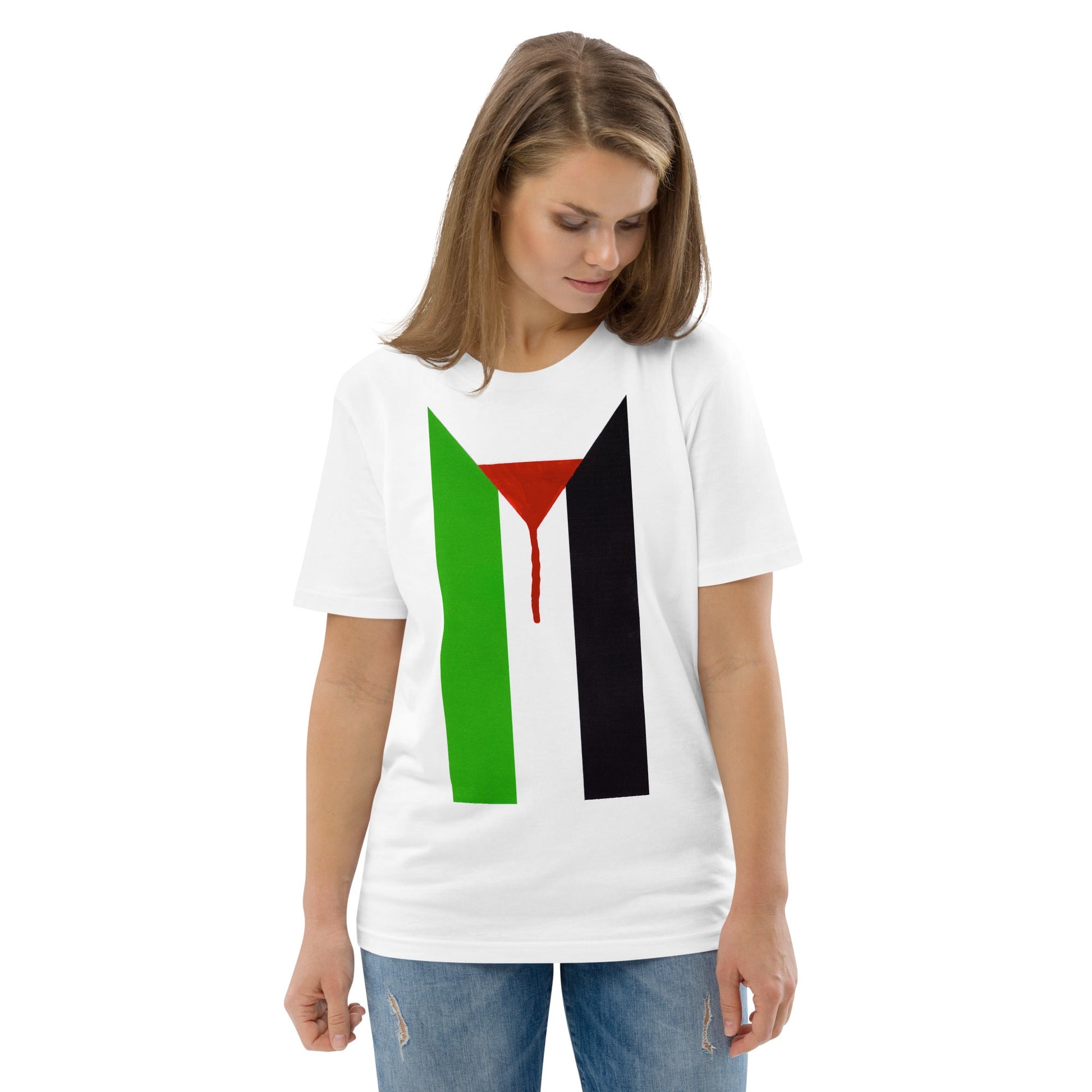 Peter Kennard Palestine 2023 - Unisex organic cotton t-shirt - Propaganda Department