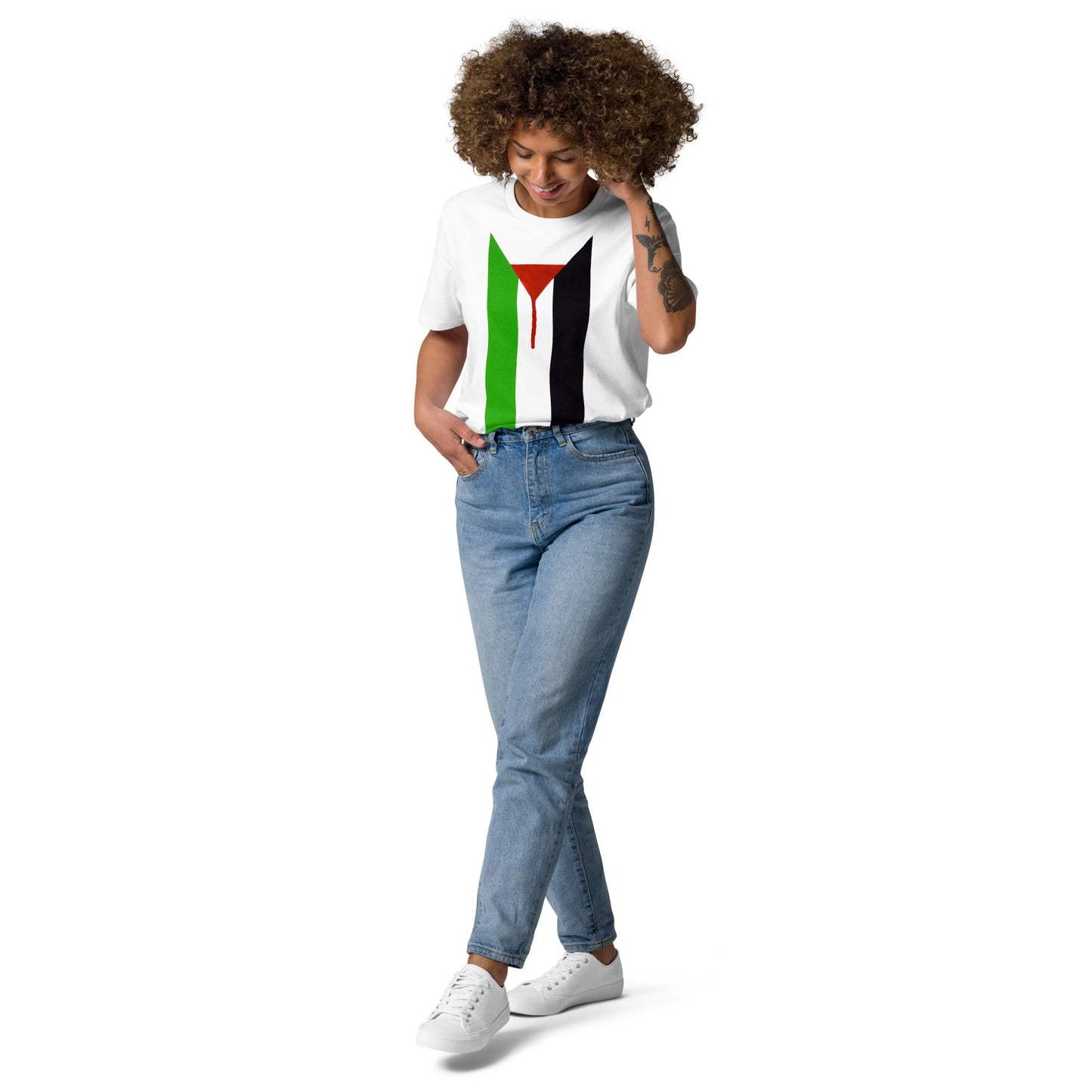Peter Kennard Palestine 2023 - Unisex organic cotton t-shirt - Propaganda Department