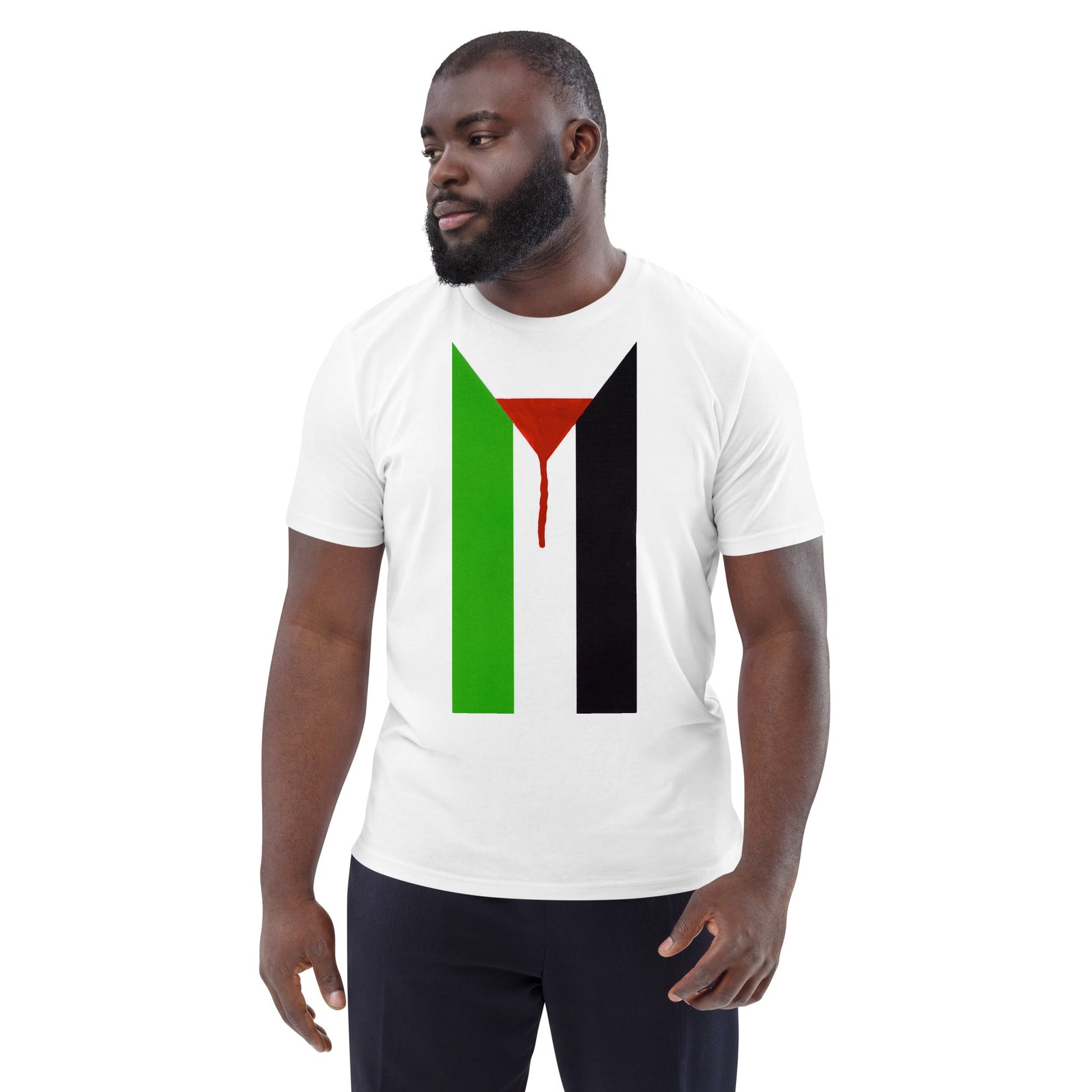 Peter Kennard Palestine 2023 - Unisex organic cotton t-shirt - Propaganda Department