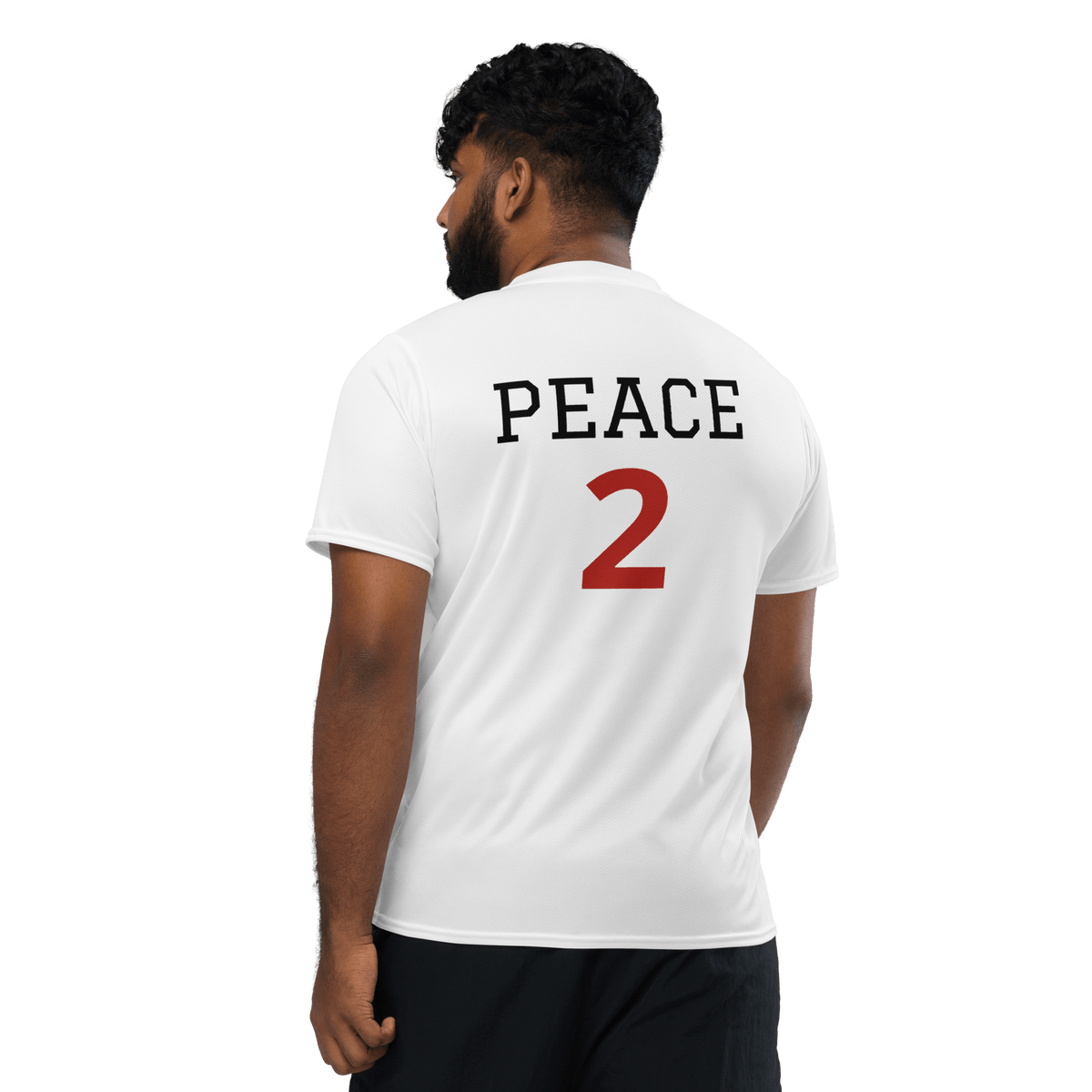 Peace - Peace Symbol Recycled unisex sports jersey - Propaganda Department