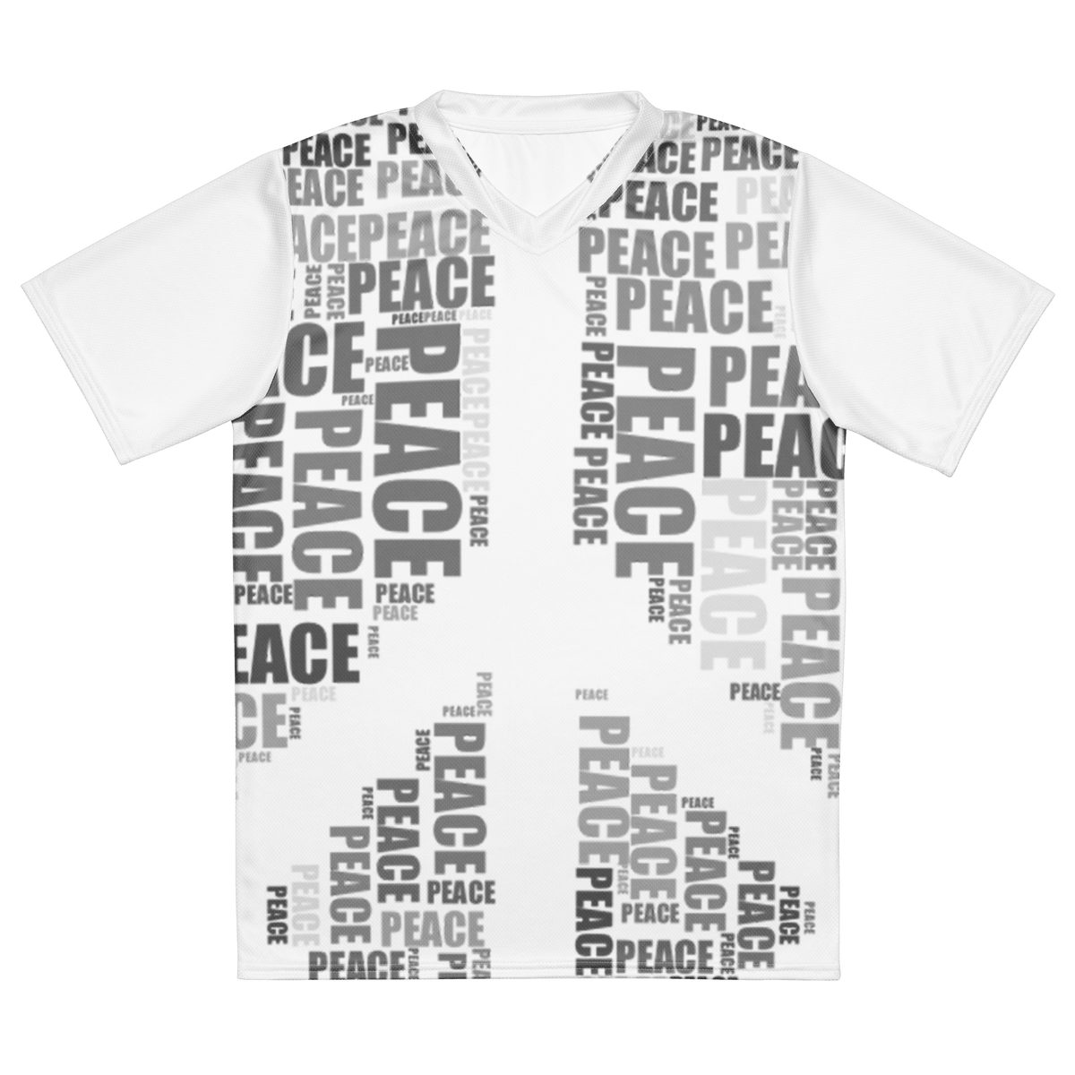 Peace Symbol Recycled Unisex Sports Jersey