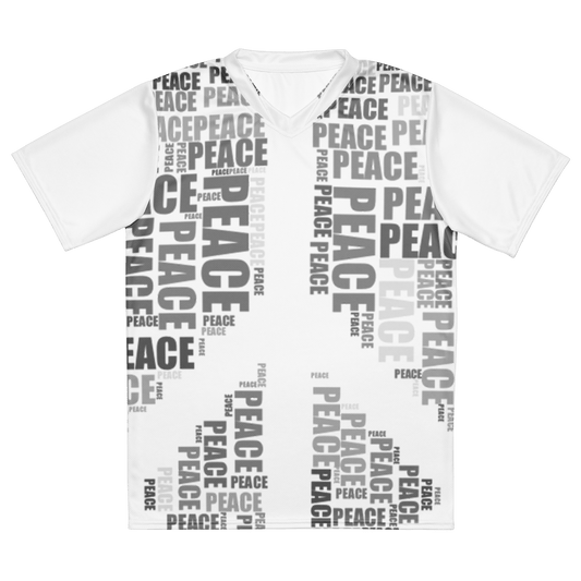 Peace Symbol Recycled Unisex Sports Jersey