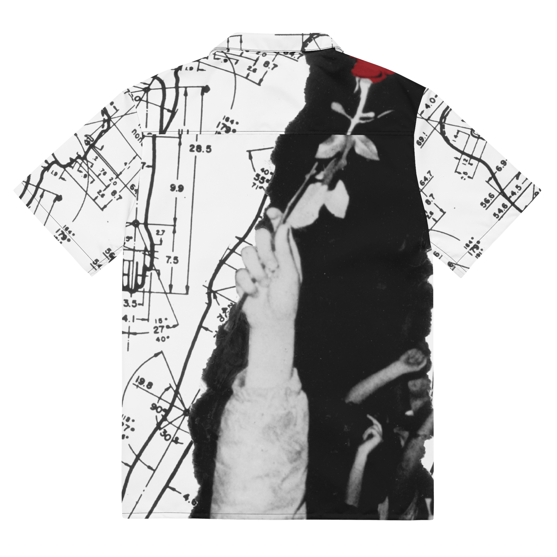 Peter Kennard Rose Diagrams - Unisex button shirt - Propaganda Department