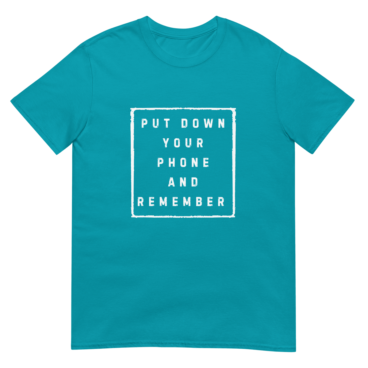 Put down Your Phone And Remember - Short-Sleeve Unisex T-Shirt - Propaganda Department