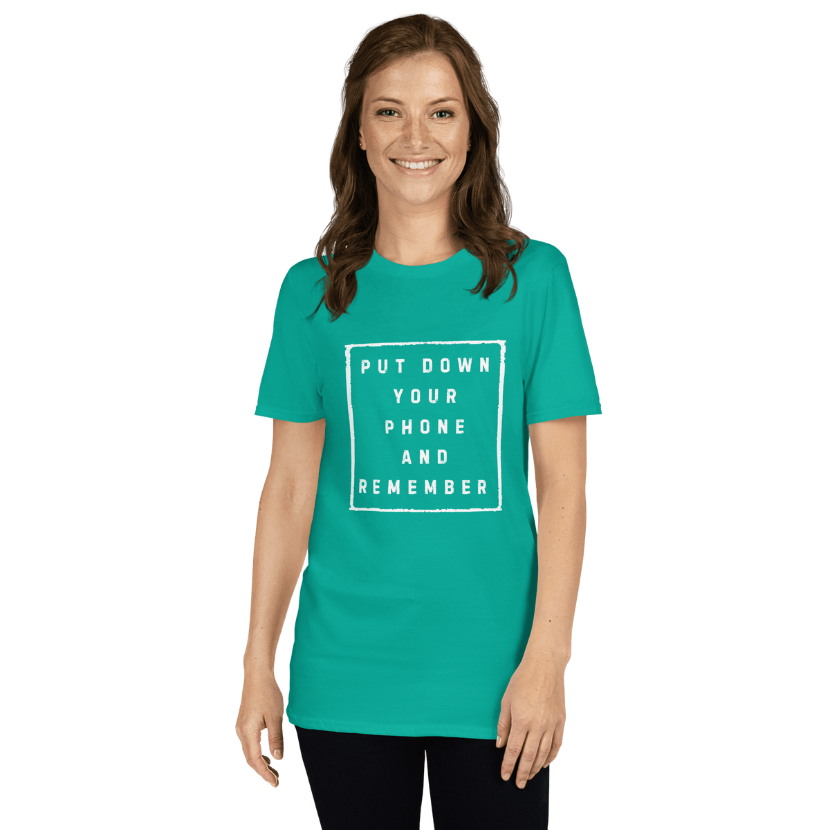 Put down Your Phone And Remember - Short-Sleeve Unisex T-Shirt - Propaganda Department