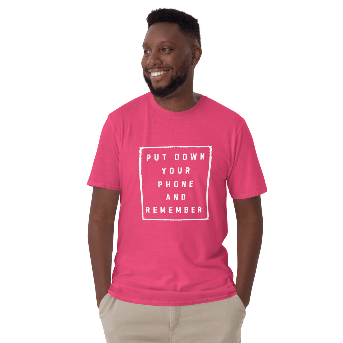 Put down Your Phone And Remember - Short-Sleeve Unisex T-Shirt - Propaganda Department