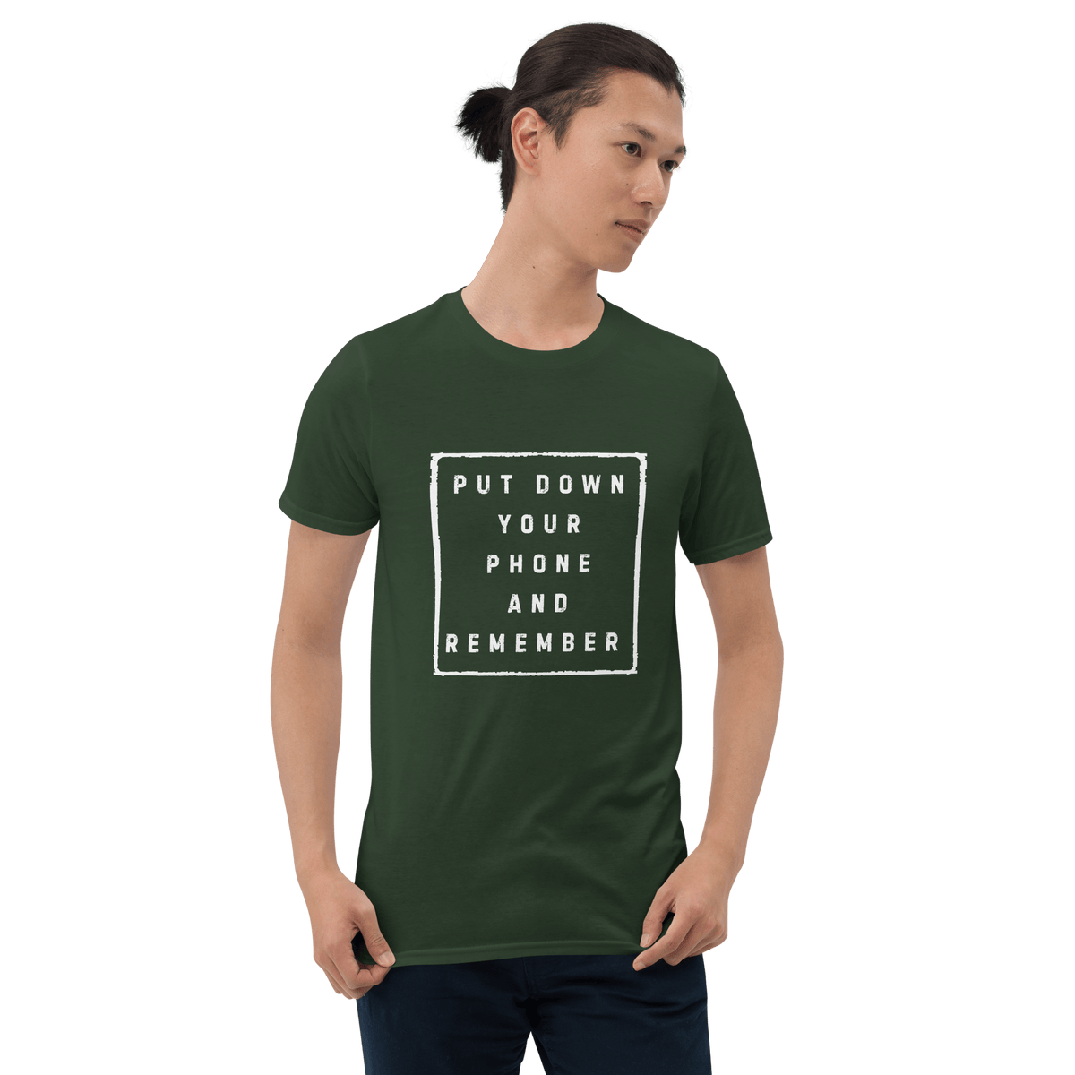 Put down Your Phone And Remember - Short-Sleeve Unisex T-Shirt - Propaganda Department